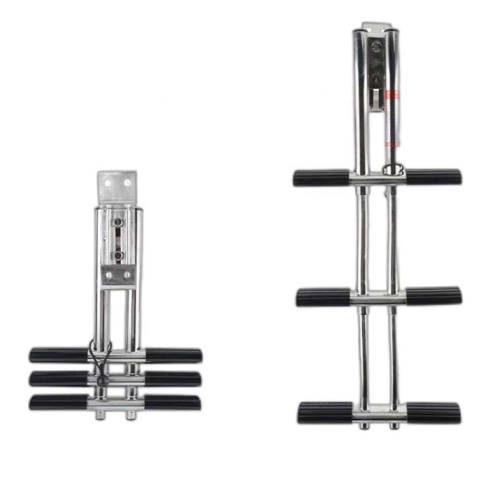 Sinooutput marine hardware parts AISI316/304 stainless steel telescopic dive ladder for yacht  hot sale in Europe