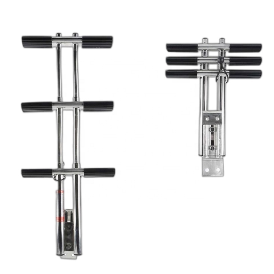 Sinooutput marine hardware parts AISI316/304 stainless steel telescopic dive ladder for yacht  hot sale in Europe