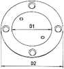 Sinooutput  marine AISI316 stainless steel antenna base