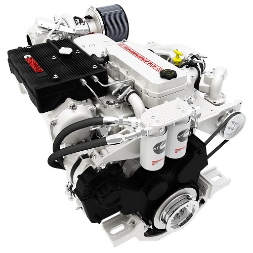 Economical marine diesel engine (247-542 hp) quiet noise reduction boat engine