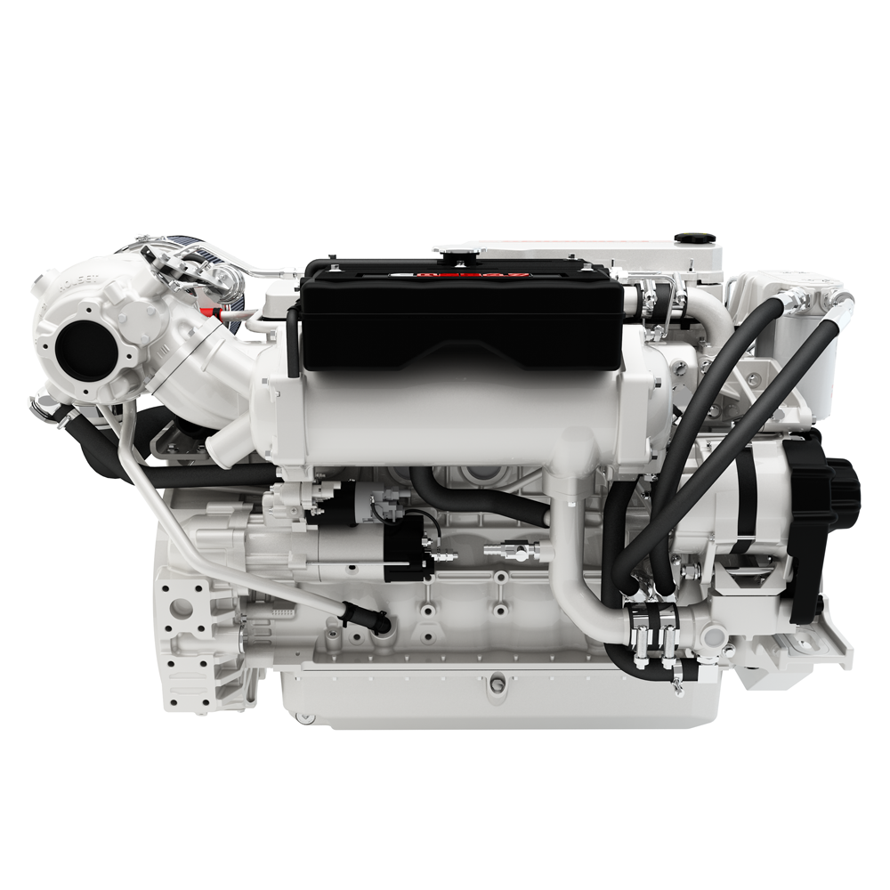 Economical marine diesel engine (247-542 hp) quiet noise reduction boat engine