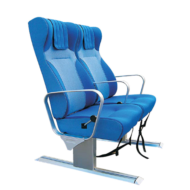 Single double triple seats boat seat shock-absorbing design fold down marine passenger seat