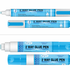 SGU10 2 Way Glue Stick Pen Broad Tip AP-Certified Perfect for Scrapbooking Craft Card Making Glue Pen