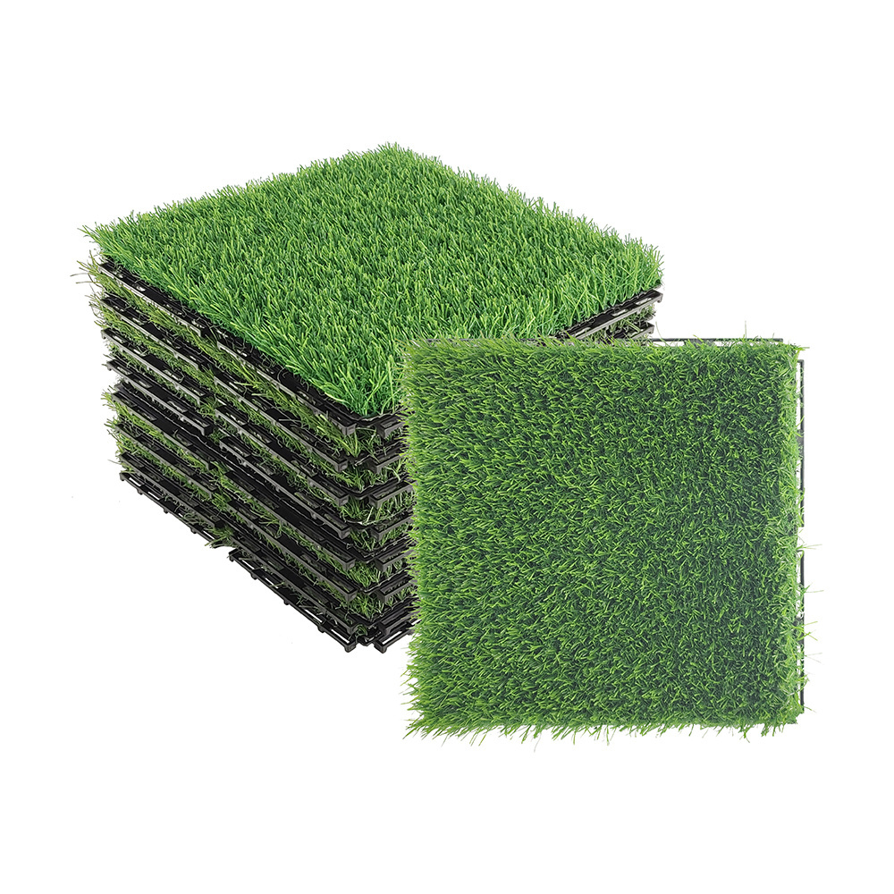 Synthetic turf flooring carpet grass tiles artificial grass interlocking tiles turf grass artificial