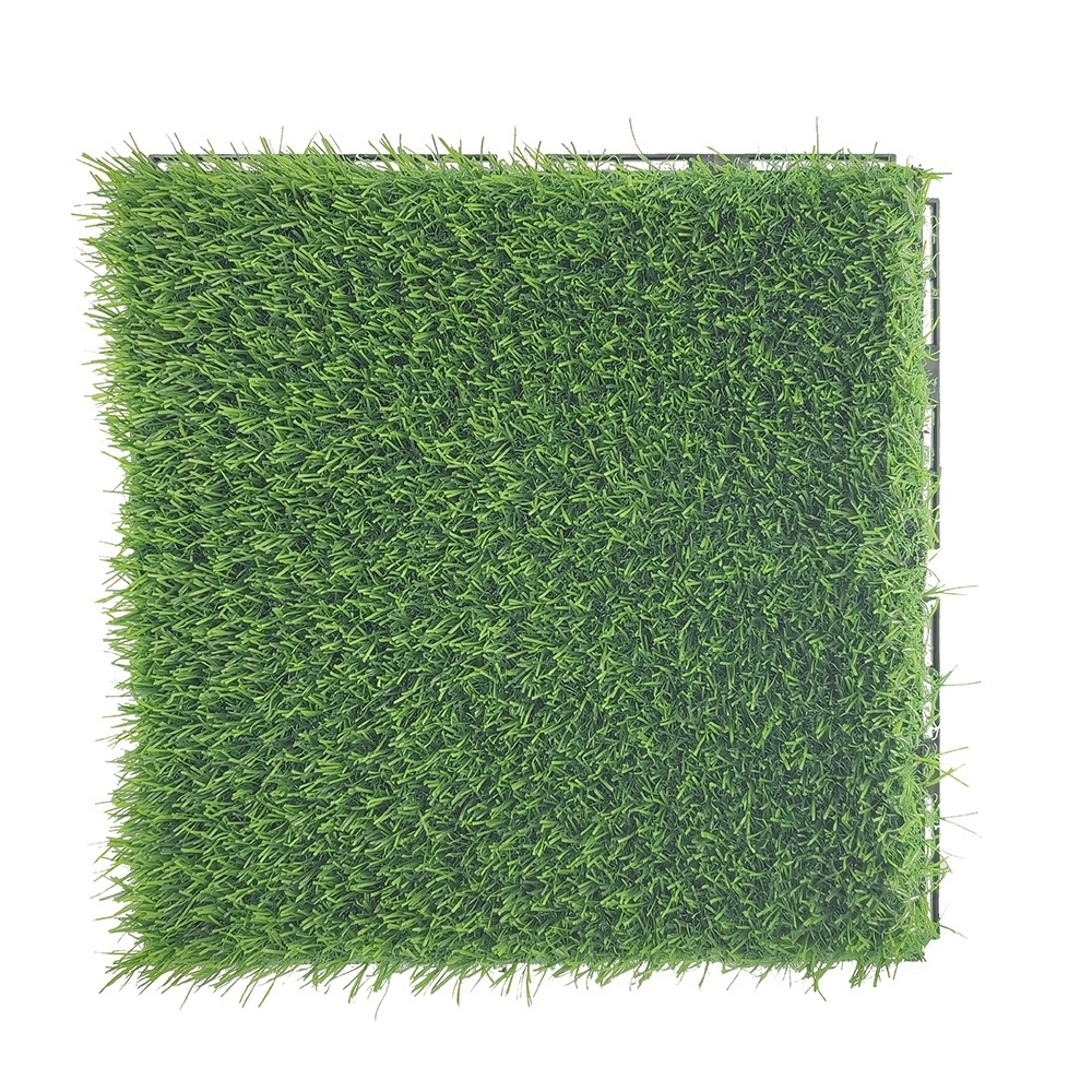 Synthetic turf flooring carpet grass tiles artificial grass interlocking tiles turf grass artificial