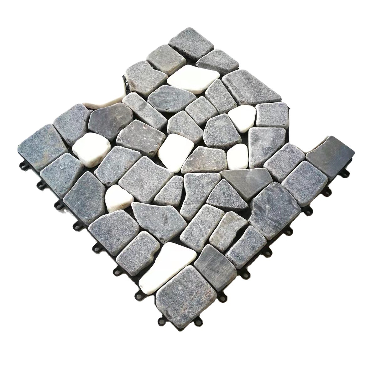 DIY Wpc Interlocking Composite Decking Stone Tiles Outdoor Marble Floor Tiles