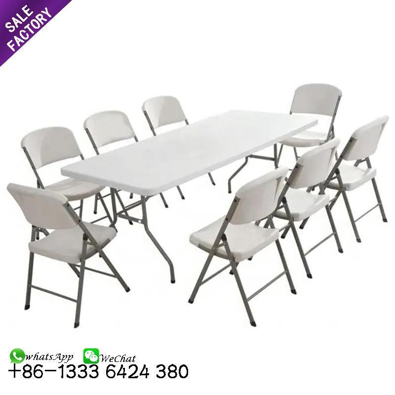 OEM Plastic Folding Table Round White China Wholesale Cocktail Tables For Events Party Sale