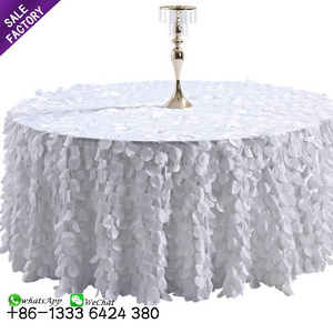 good price rosette satin table cloth