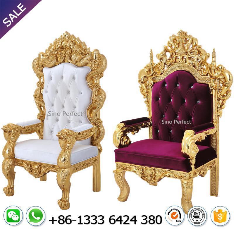 hot sale royal throne chairs for wedding