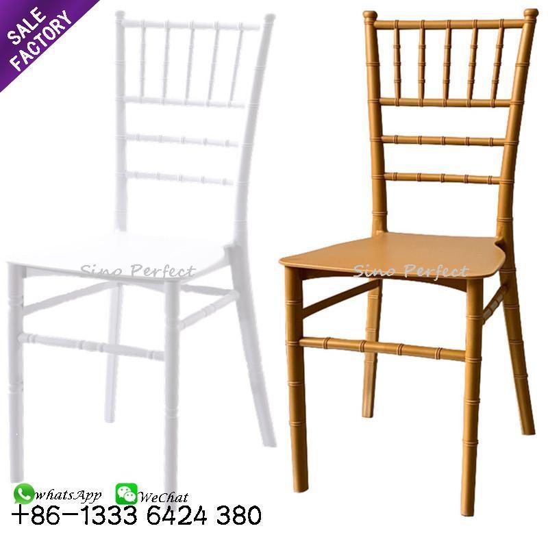 Good selling hard gold plastic resin banquet event wedding throne chairs