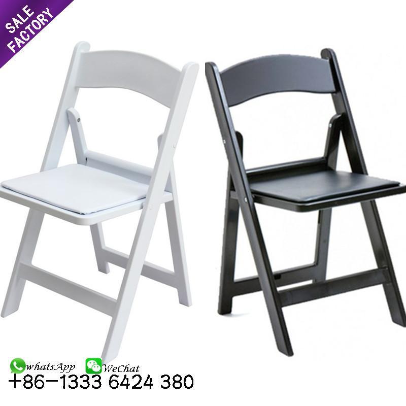 Garden Furniture Wedding Event Banquet Reception White Resin Plastic Foldable Folding Wimbledon Chairs For Wedding