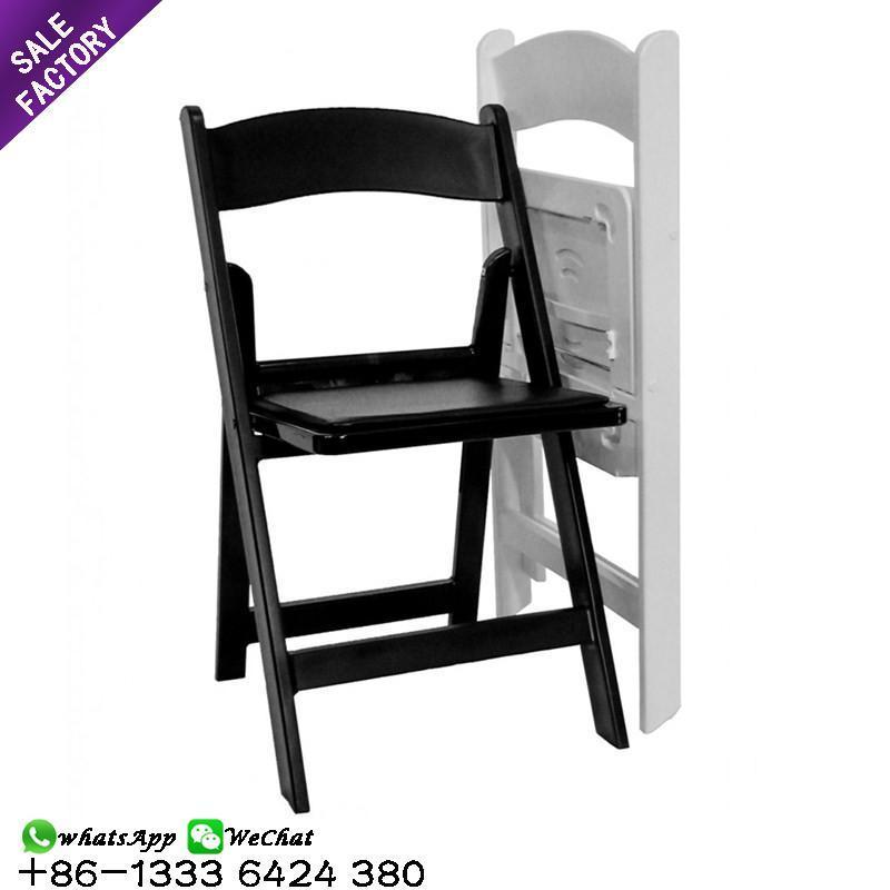 Wholesale factory white plastic resin weddings folding wimbledon chairs for hotel