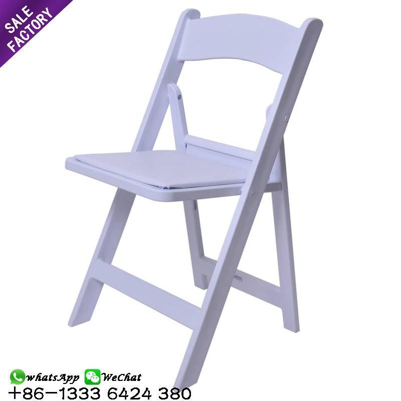 Wholesale factory white plastic resin weddings folding wimbledon chairs for hotel