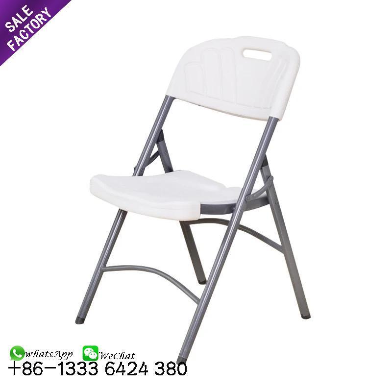 Good Sale Space Saving Durable White Wimbledon Resin Chair Folding Plastic Foldable Chair Party