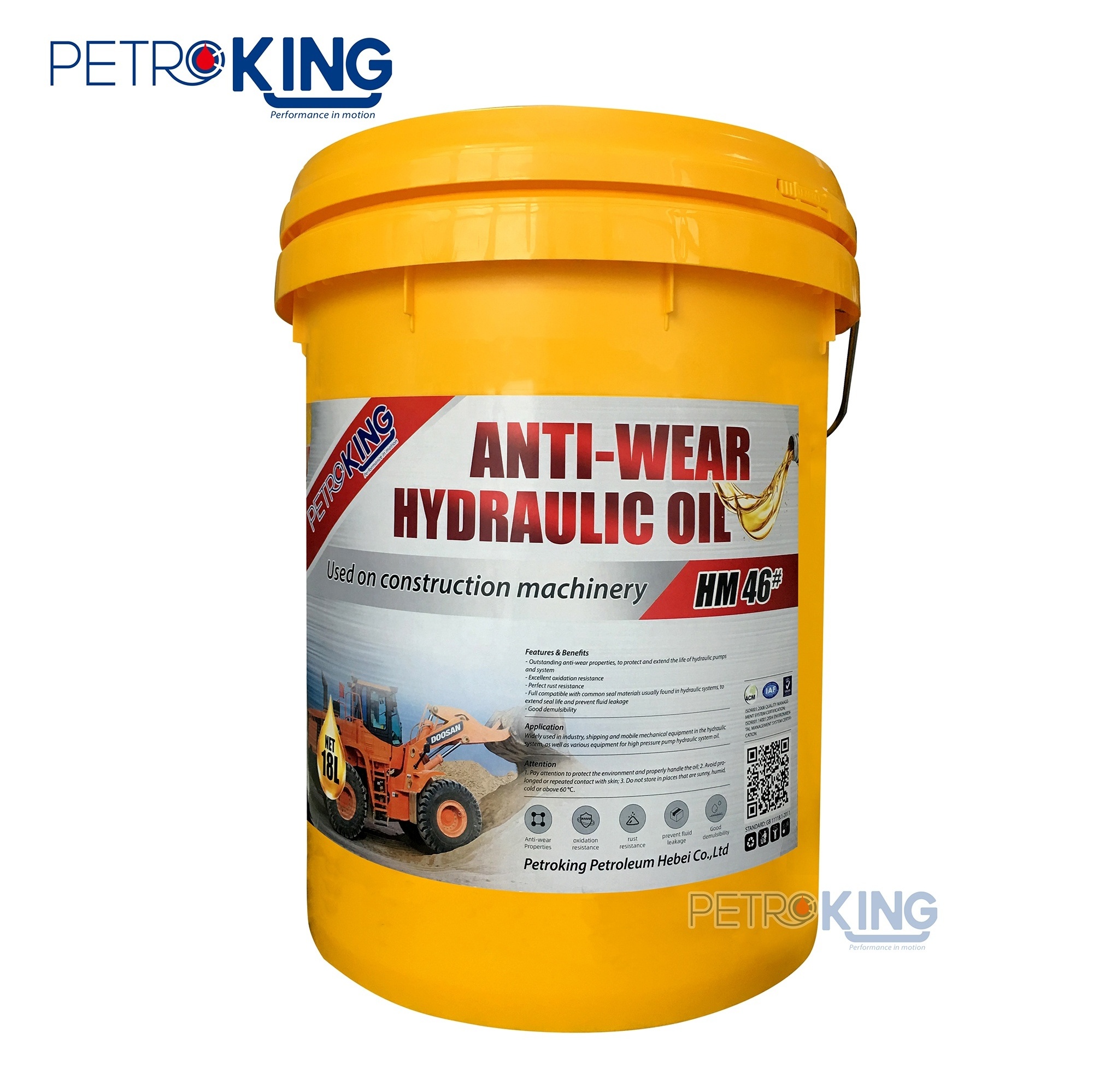 Super Anti-Wear Brake Fluid Lubricating Industrial Hydraulic Oil for Immersed Switch