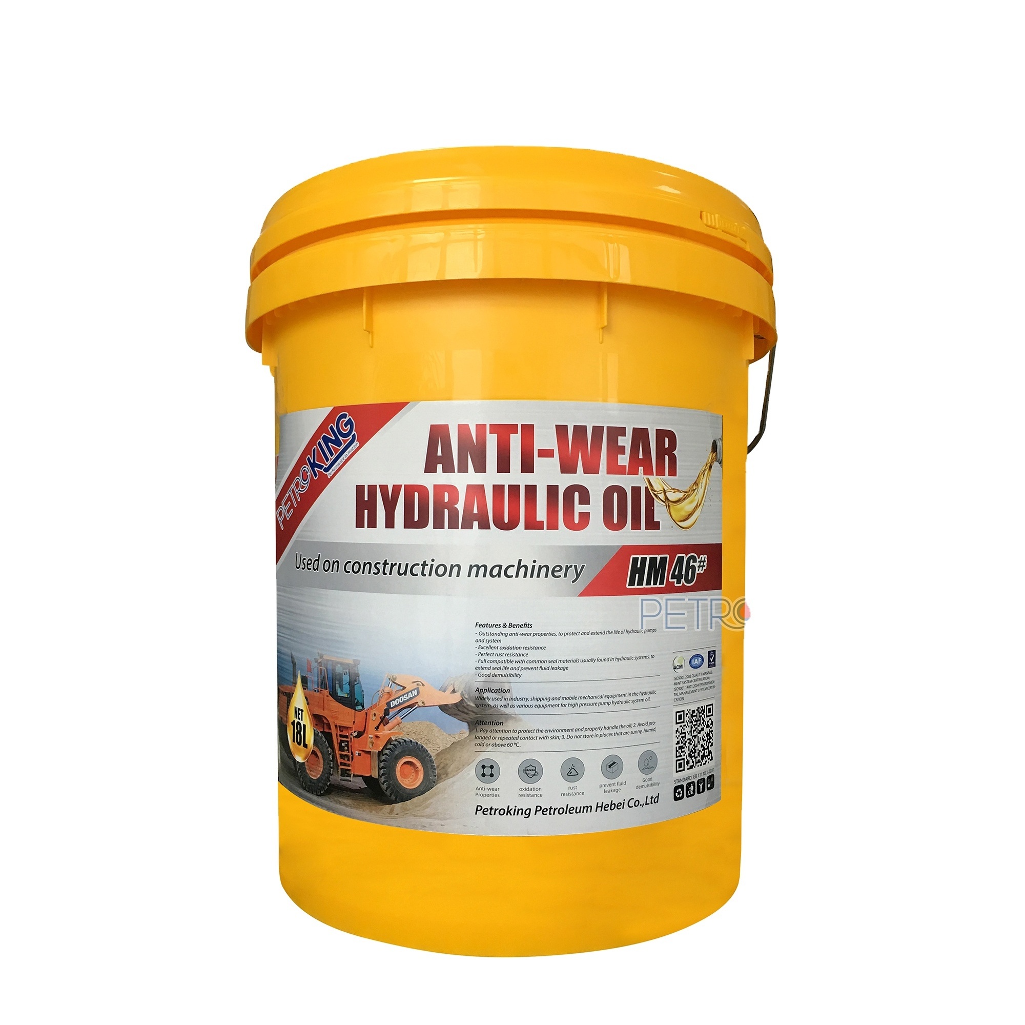 Factory Promotion Hydraulic Oil #46 #68 Motorcycle Oil High Performance Oil Lubricant