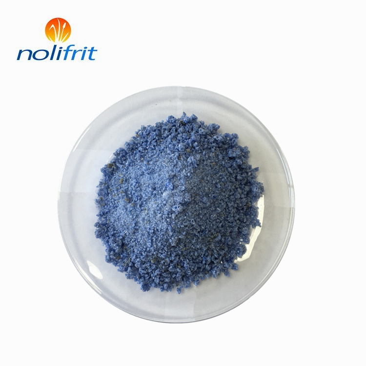 Low temp titanium white cover coating 222 enamel frit granule shape