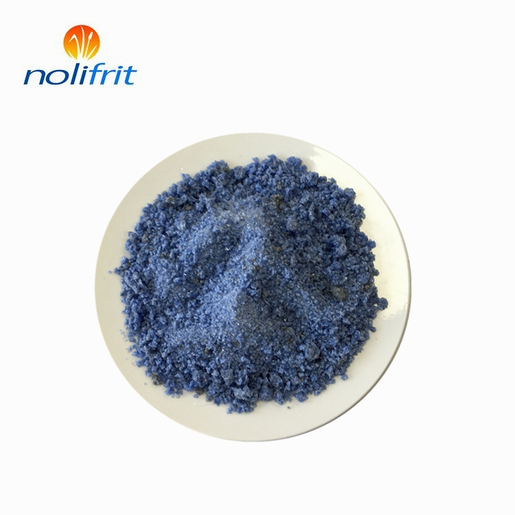 Low temp titanium white cover coating 222 enamel frit granule shape