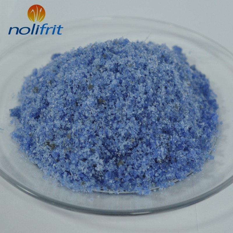 Low temp titanium white cover coating 222 enamel frit granule shape