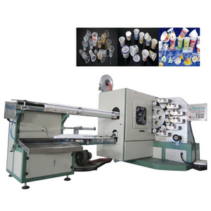 Printer Offset Color Coffee Logo Foam PET PP Automatic Plastic Cup Printing Machine