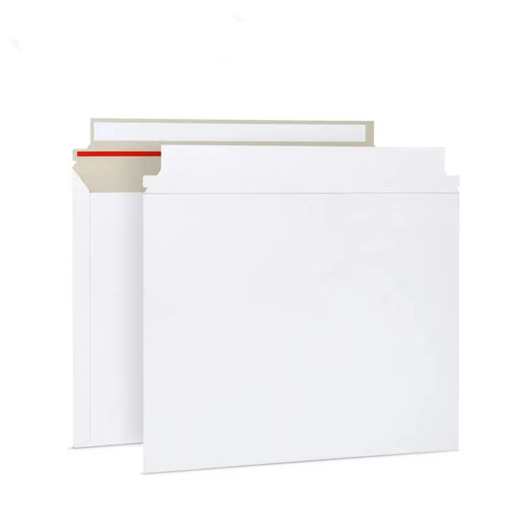 Shipping Postage Pink Hard Packing Courier Wholesale Single Wall  Packaging DHL Express Mailer Kraft Paper Cardboard Envelopes