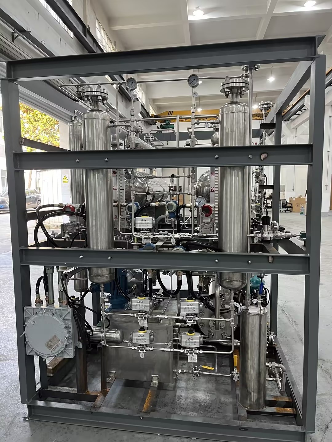 100m3/h water electrolysis hydrogen power electricity generator hydrogen plant gas generation for sale