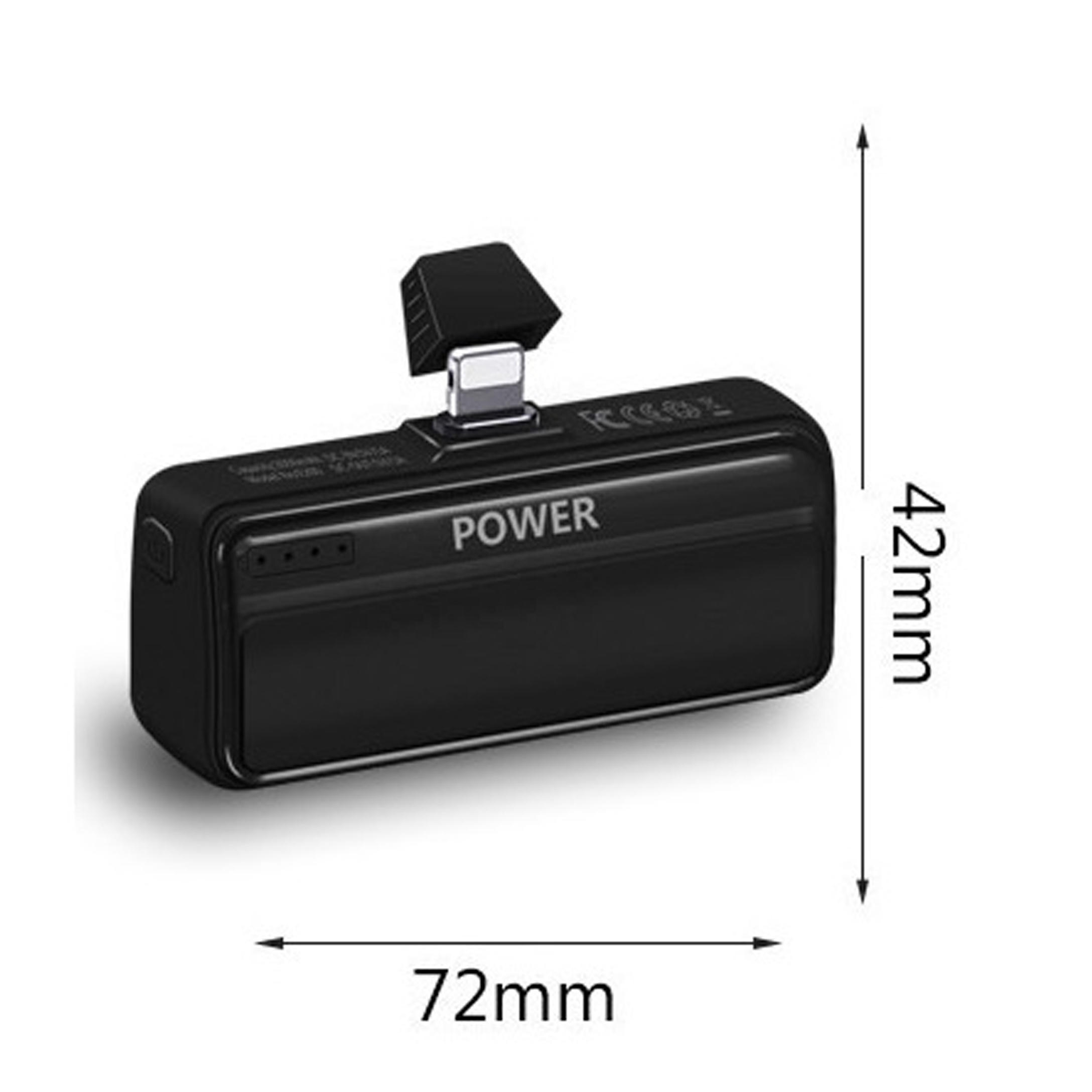 Mini Pocket Rechargeable Power Banks Battery Charger For Mobile Phone One Time Charger