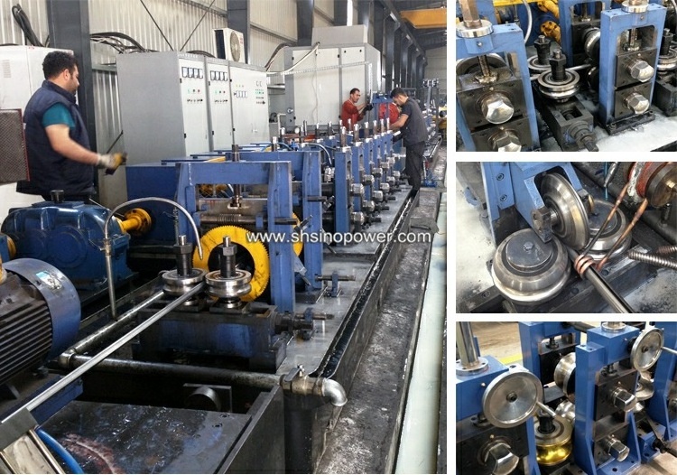 GI Carbon Steel Iron Pipe Making Machine Production Line 8-219 mm welding steel ERW Pipe Mill