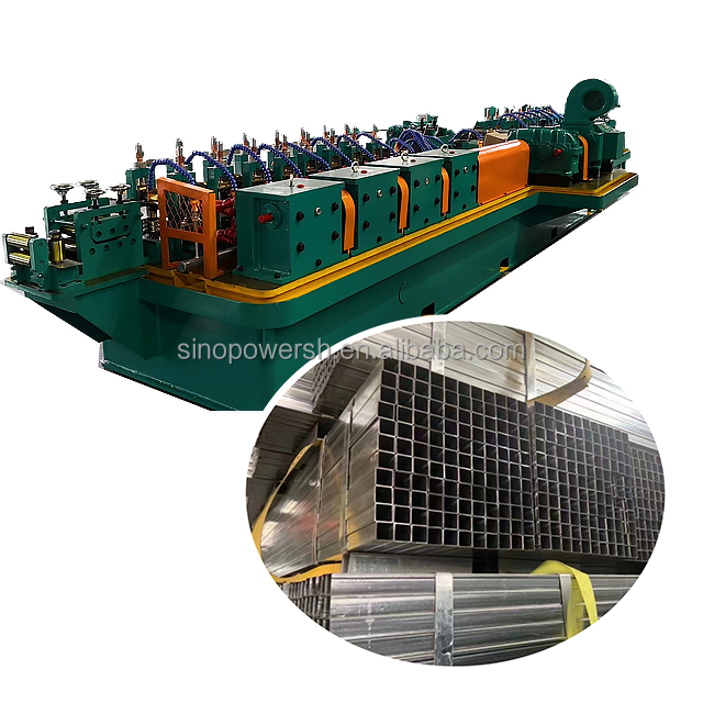 Straight seam pipe making machinery erw pipe production mill furniture steel pipe making line