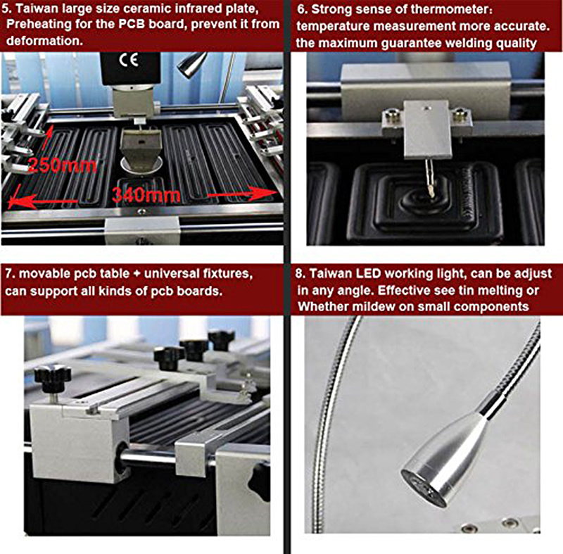 Infrared bga station/mobile ic repairing tools/laptop BGA chip rework equipment