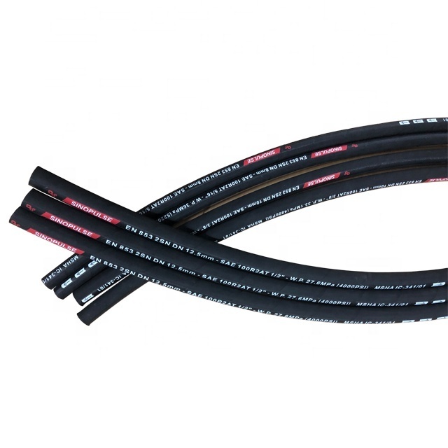 High pressure flexible stainless braided gas hose pipe with pvc cover jacket Steel Wire Braid hydraulic hose