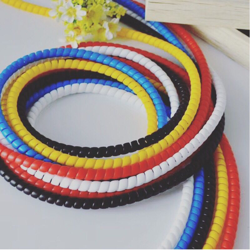 hydraulic and pneumatic hoses or Cable PP Spiral  Guard/Protector/Sleeve Supplier