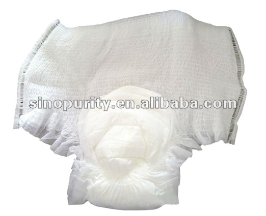 Japanese Adult Baby Diapers for Adults Disposable Pants Diaper with Tabs