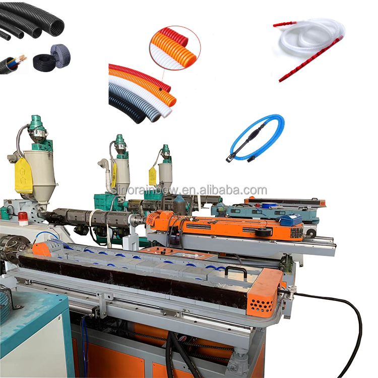 PVC PP PE Flexible Corrugated Pipe Making Machine Single Wall Electric Corrugated Pipe Machine