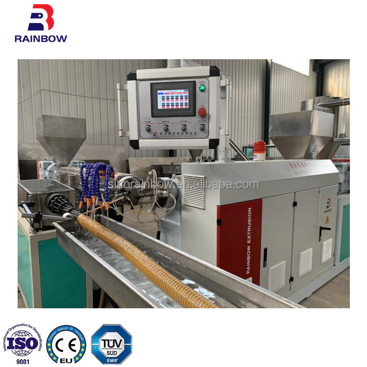 High Quality  Plastic PVC Spiral Corrugated  Suction Hose Extruder Making Machine