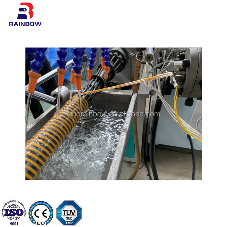 High Quality  Plastic PVC Spiral Corrugated  Suction Hose Extruder Making Machine