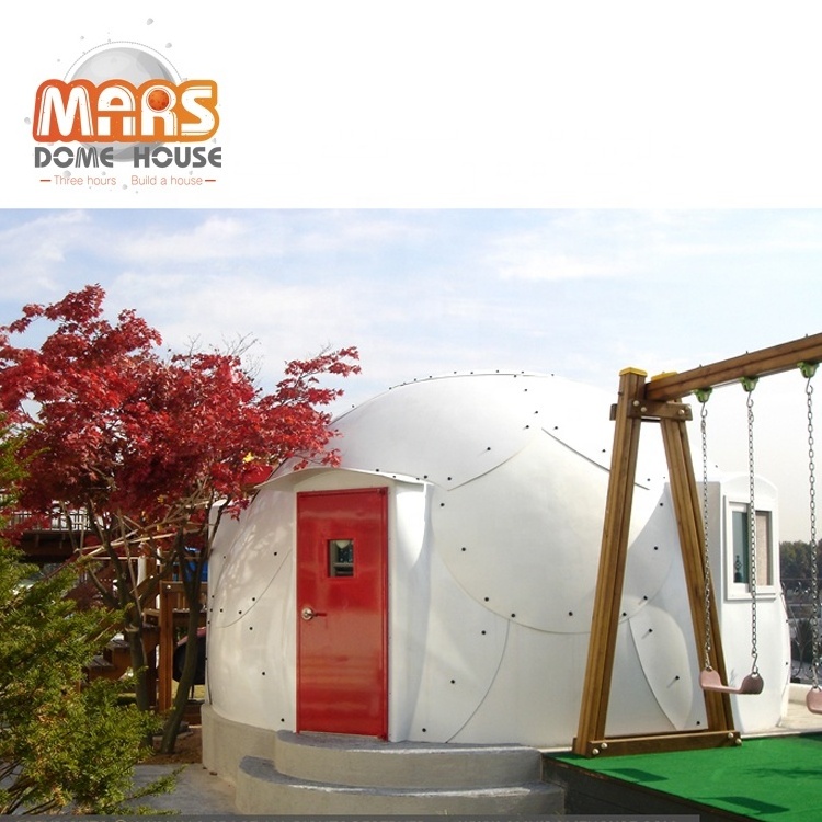 Luxury insulated FRP mongolia yurt dome homes for sale