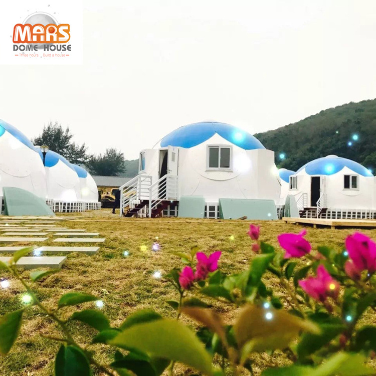 High quality Waterproof mobile FRP Mongolian dome Yurt