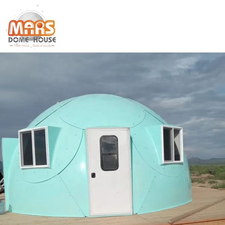 Quick Assemble Earthquake Proof Prefab FRP Dome Houses Replace Japan Foam Dome