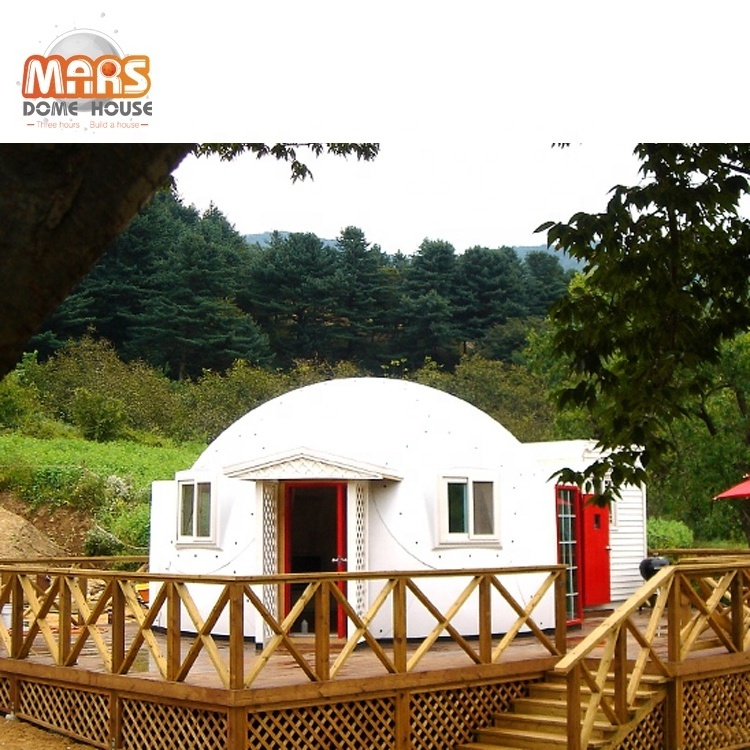 Luxury insulated FRP mongolia yurt dome homes for sale