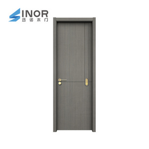 cheap price wpc pvc bathroom hotel modern interior doors panel soundproof waterproof