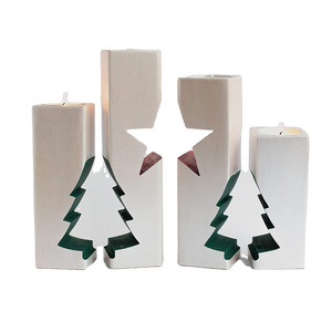 Christmas Candle Holder Set Centerpieces Tables Tealight Clearance Ornaments 2022