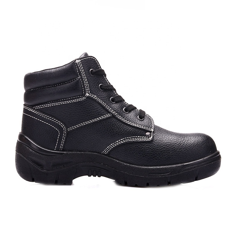 Genuine Leather Puncture Proof Protective Work Safety Shoes Steel Toe Mens Safety Boots For Engineers