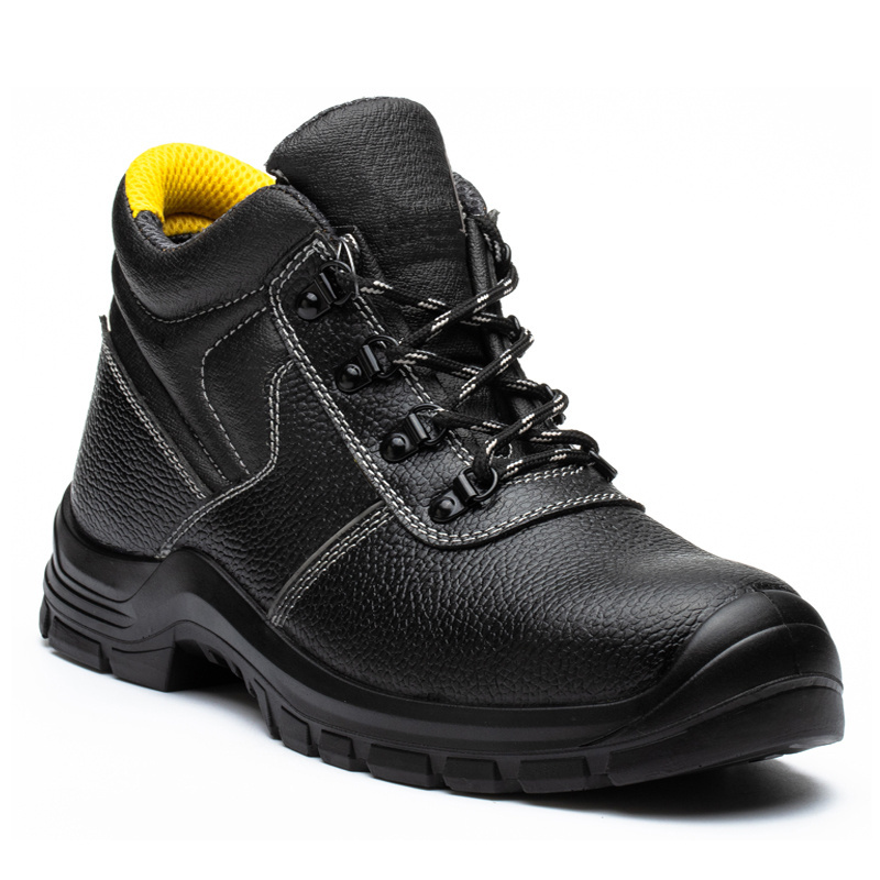 Anti-Puncture Industrial Work Safety Boots Men Security Boots Leather Steel Toe Safety Shoes For Engineers