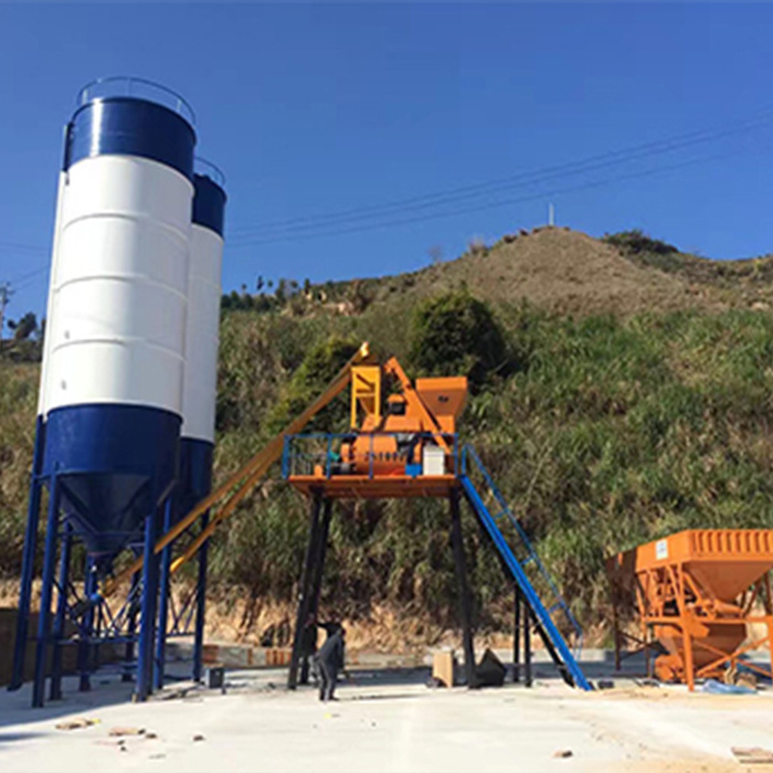 Large Capacity Concrete,Hopper Lift Concrete mixture machine