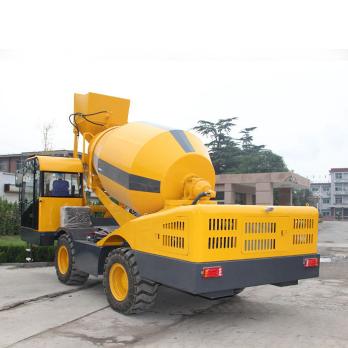 short mixing time durable quality portable self loading concrete mixer truck for sale