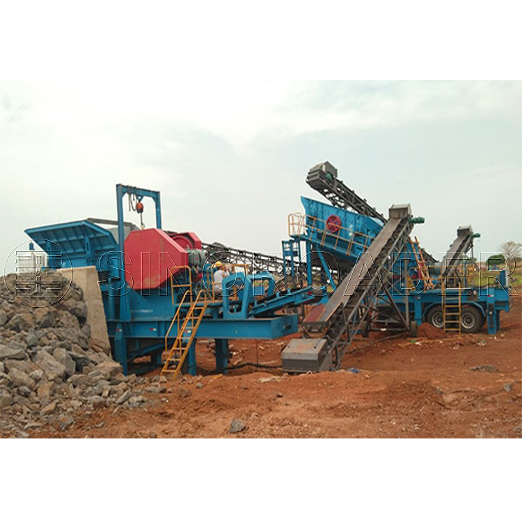 Small Mobile Stone Diesel Engine Jaw Crusher with Vibrating Screen and Jaw Crusher Plant