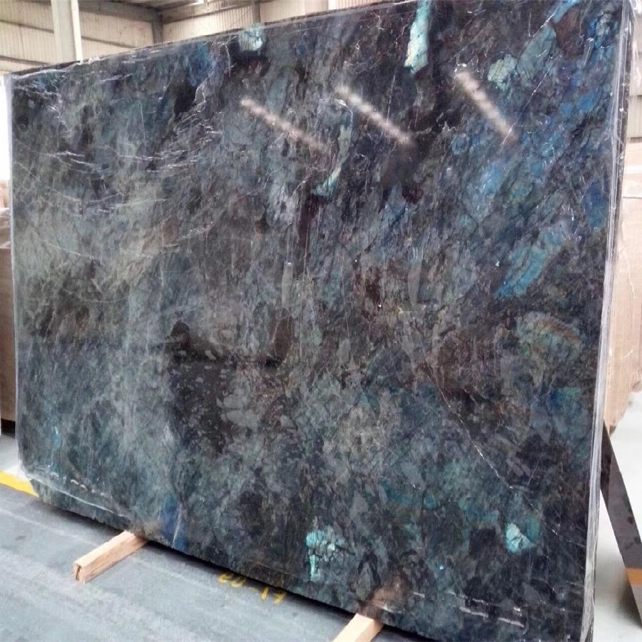 Van gogh blue granite high quality tiles for wall and floor decor