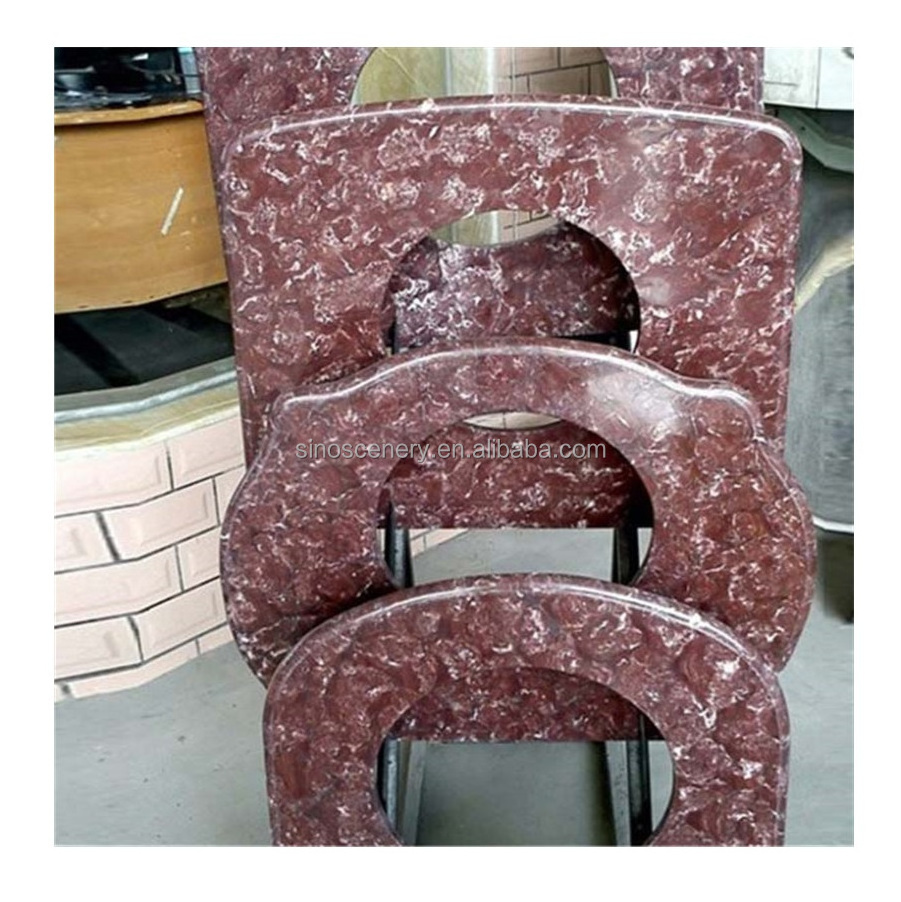 Athens rosa red marble floor flooring walling stone slab 2cm 3cm thick