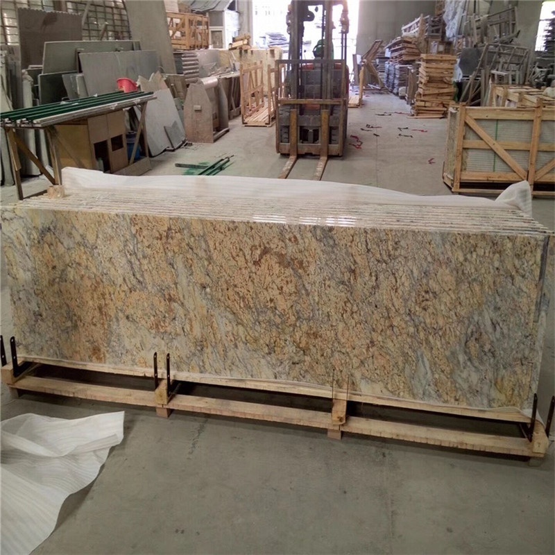 Venetian Gold Granite Vanity Tops Golden Delight Granite Countertop Worktop Kitchen and New Contemporary Hotel Grade a Lifetime